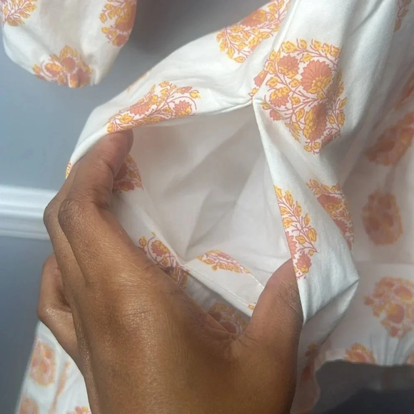 J. Crew Smocked-Waist Mini Dress in Gathered Floral Block Print Size XS - Picture 5 of 9